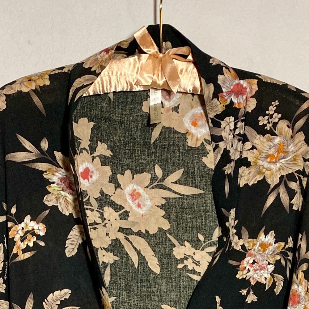 HANDMADE REPURPOSED ART WEAR - SPIRITUAL GANGSTER KIMONO